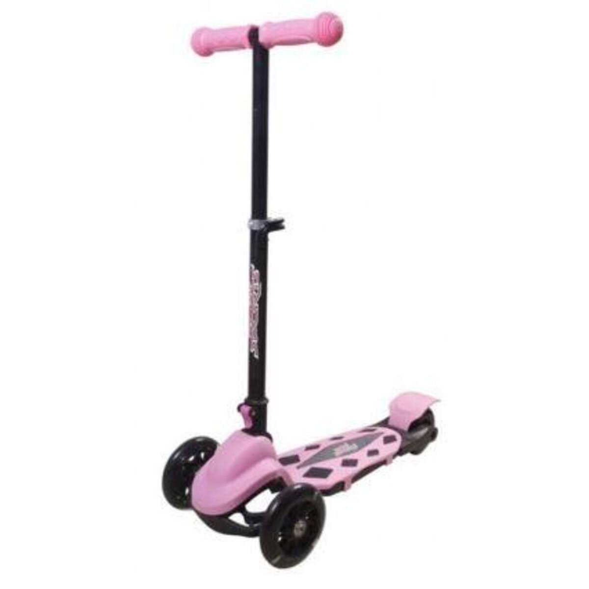 New Sports 3-Wheel Scooter Rosa, klappbar, 110 mm
