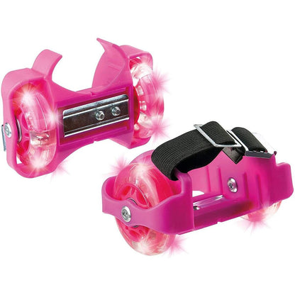 New Sports Fersenroller mit LED, pink