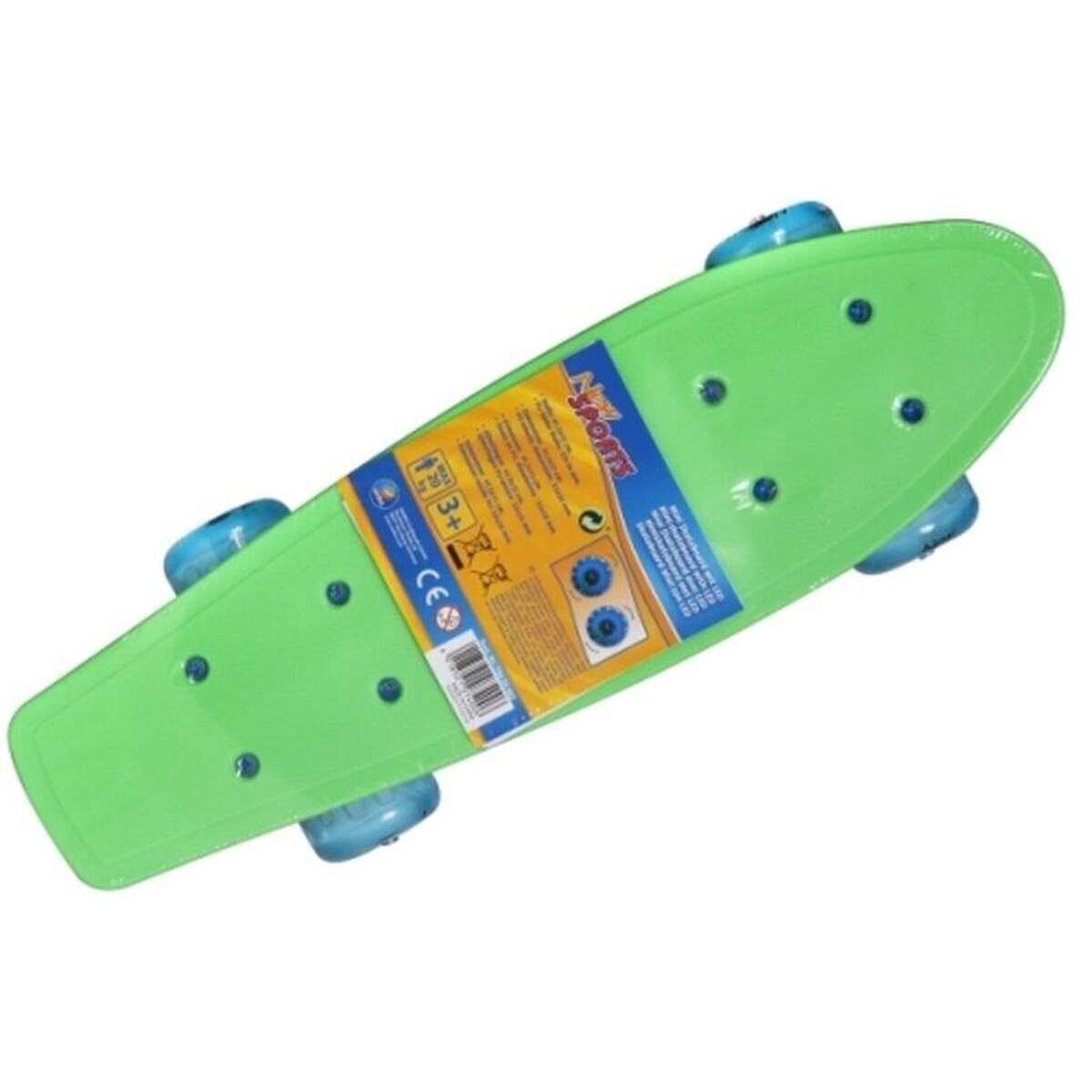 New Sports Mini Skateboard mit LED, 41,5 x 12 cm