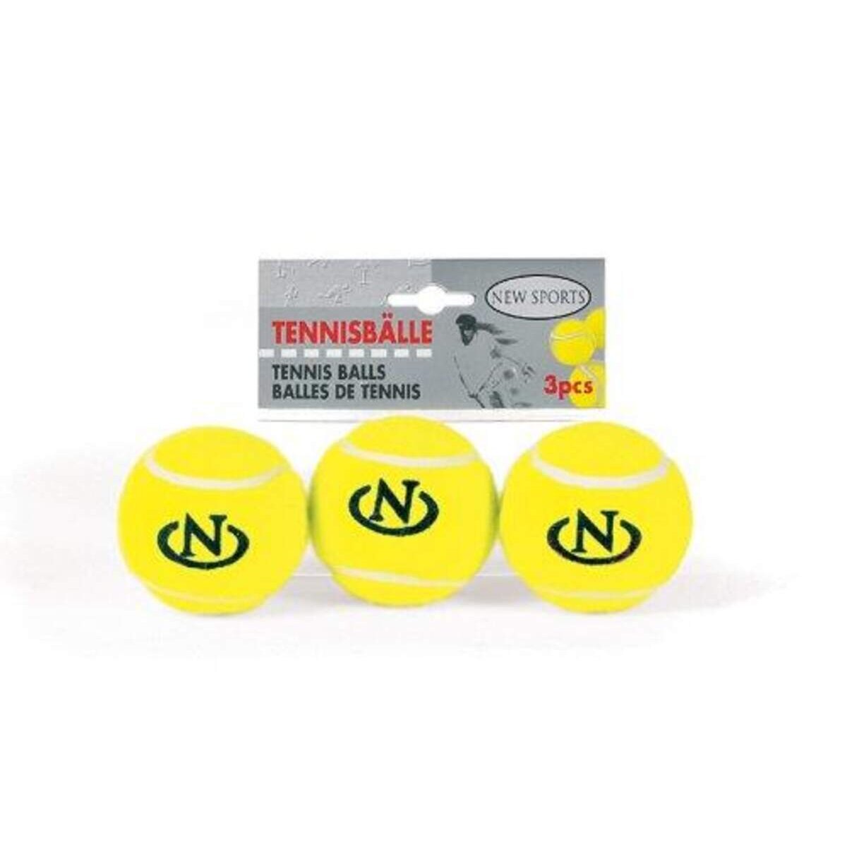 New Sports Tennisbälle, 3 Stück