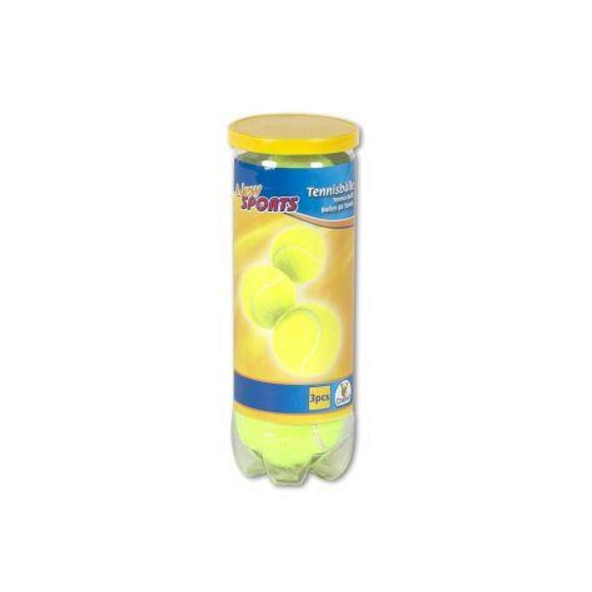 New Sports Tennisbälle in Dose, 3 Stück