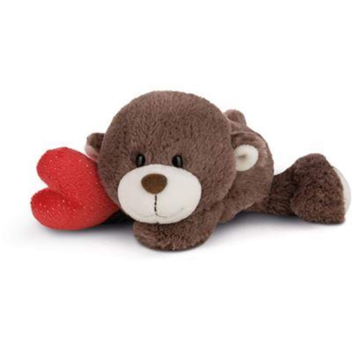 NICI - Love Classic - Love Bär Bruder mit Herz, liegend, 20 cm
