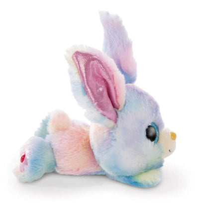NICI 46922 Glubschis liegendes Kuscheltier Hase Rainbow Candy 15cm