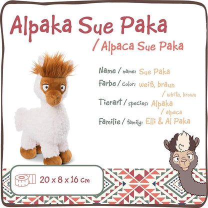 NICI Alpaka Sue Paka weiß, 20 cm