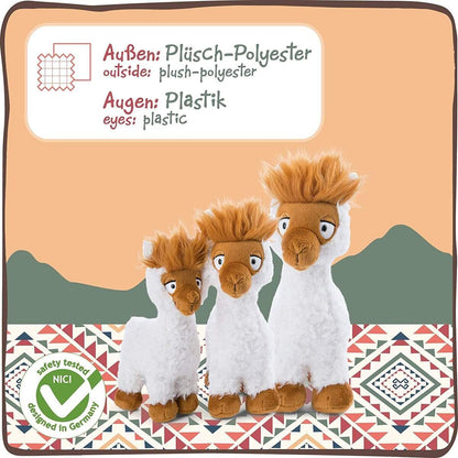 NICI Alpaka Sue Paka weiß, 20 cm