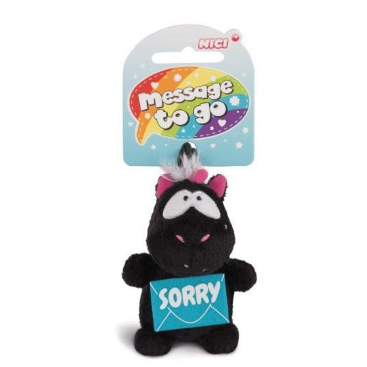 NICI Anhänger Einhorn Carbon Flash sorry, 8 cm