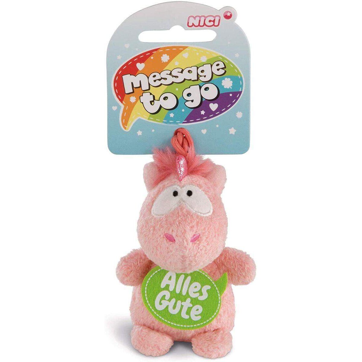 NICI Anhänger Einhorn Merry Heart Alles Gute, 8 cm