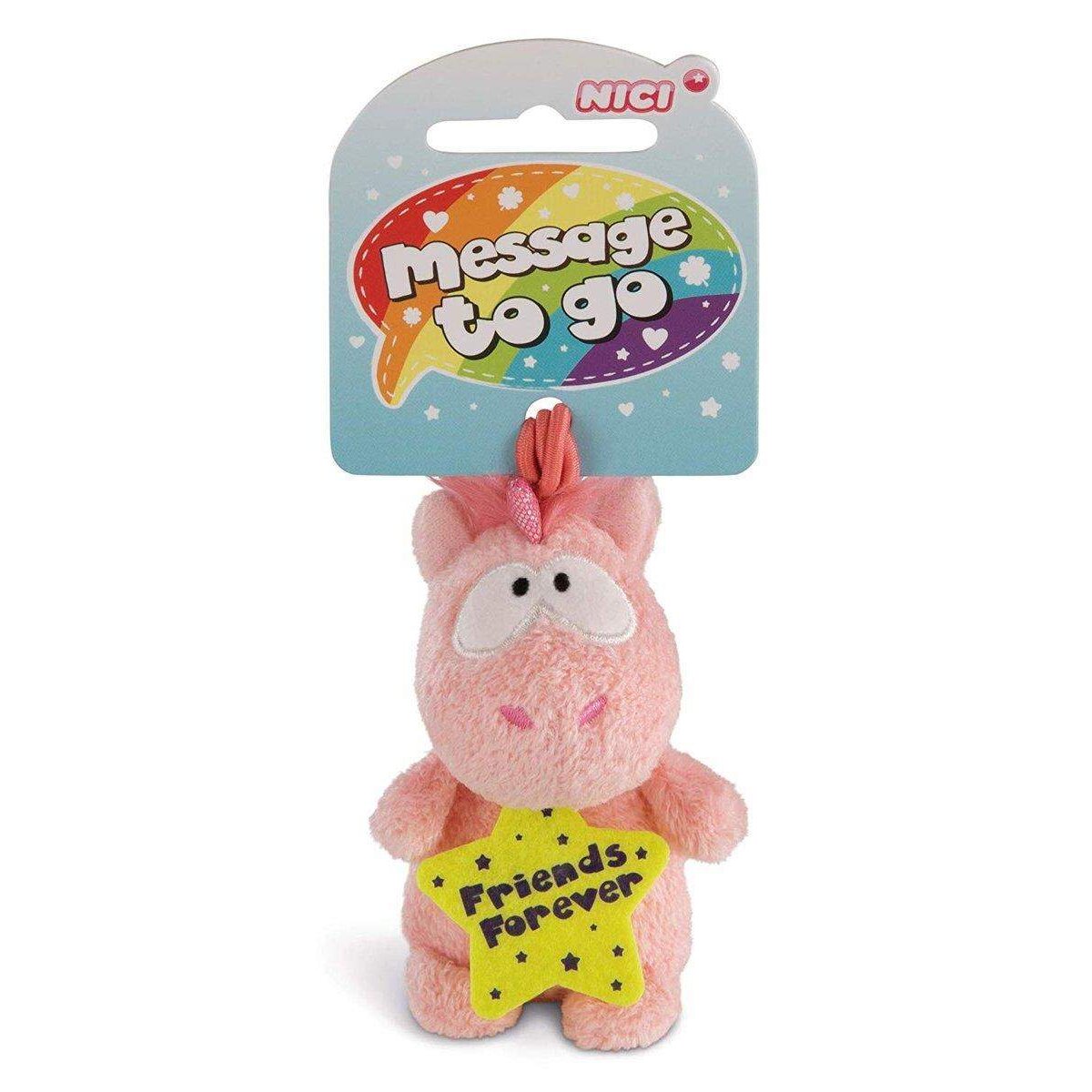 NICI Anhänger Einhorn Merry Heart "Friends Forever", 8 cm