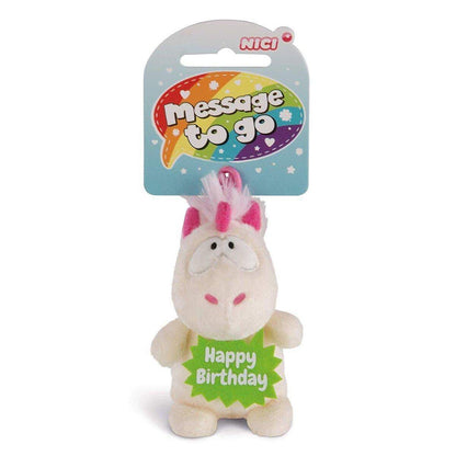 NICI Anhänger Einhorn Theodor "Happy Birthday", 8 cm