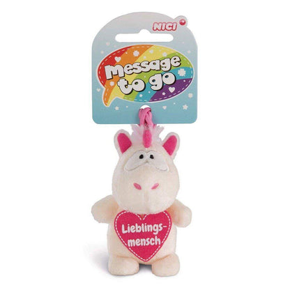 NICI Anhänger Einhorn Theodor "Lieblingsmensch", 8 cm