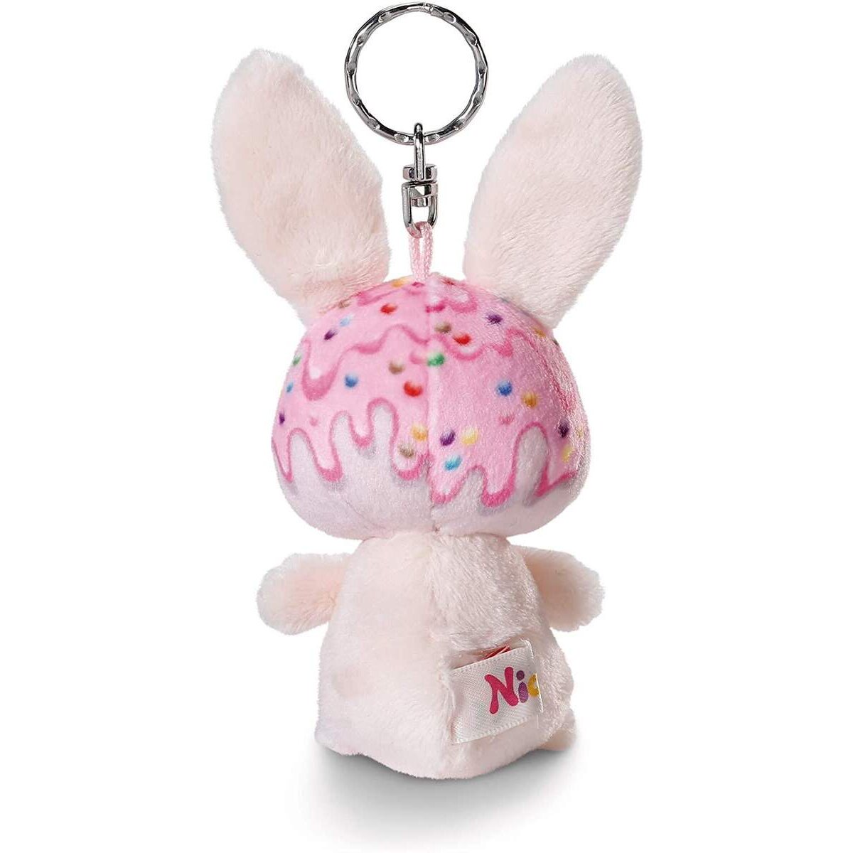 NICI Anhänger Hase Rainbow Bubble mit elastischer Schlaufe, 9 cm