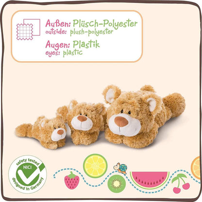 NICI Bär liegend goldbraun, 20 cm