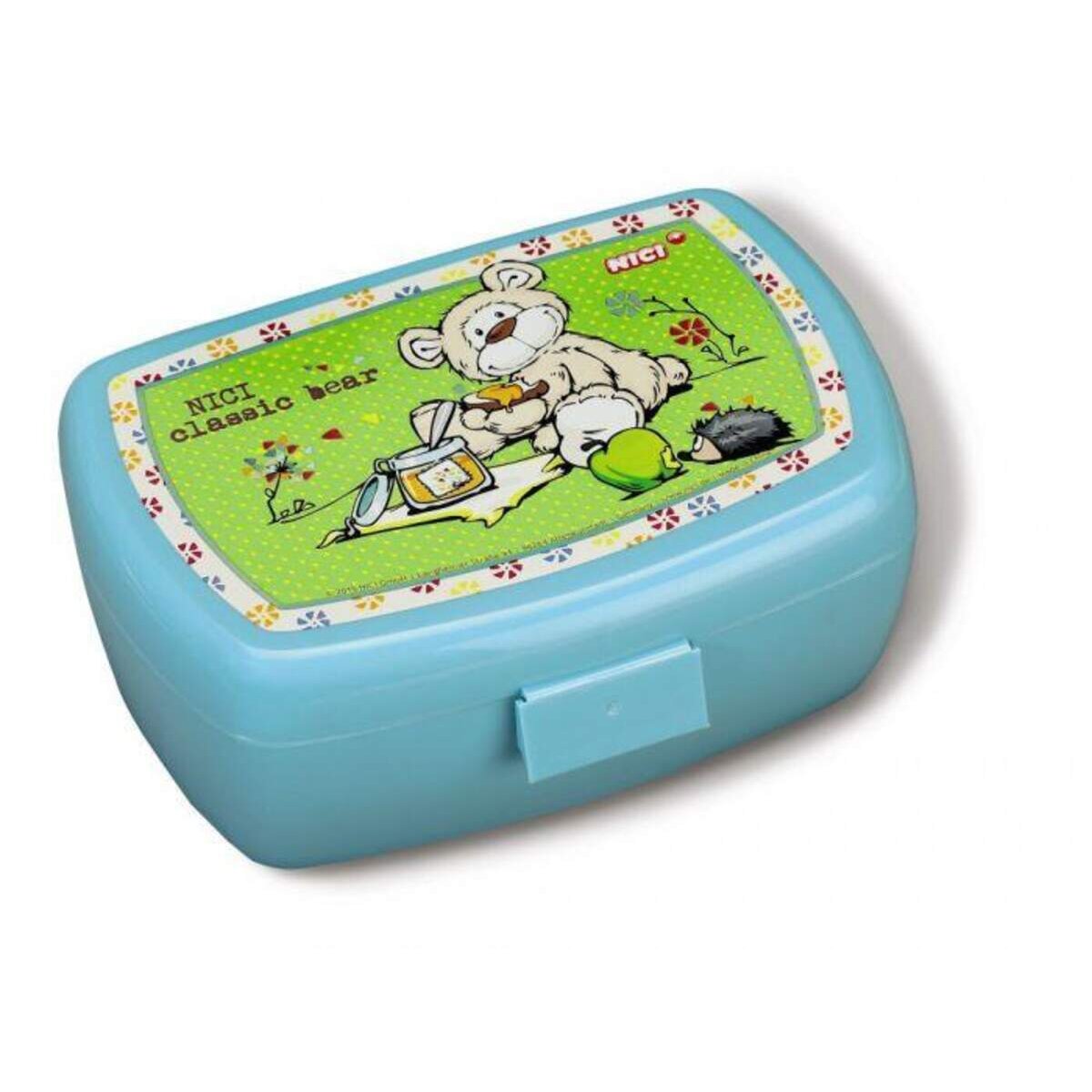 NICI Brotdose Bär beige 17x12x6,8cm