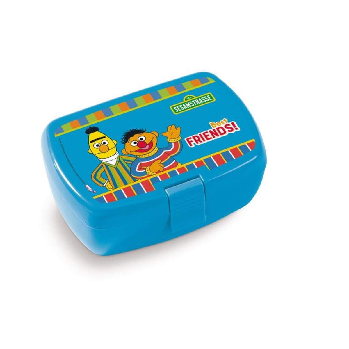 NICI Brotdose Erni und Bert, 17 x 12 x 6,8 cm