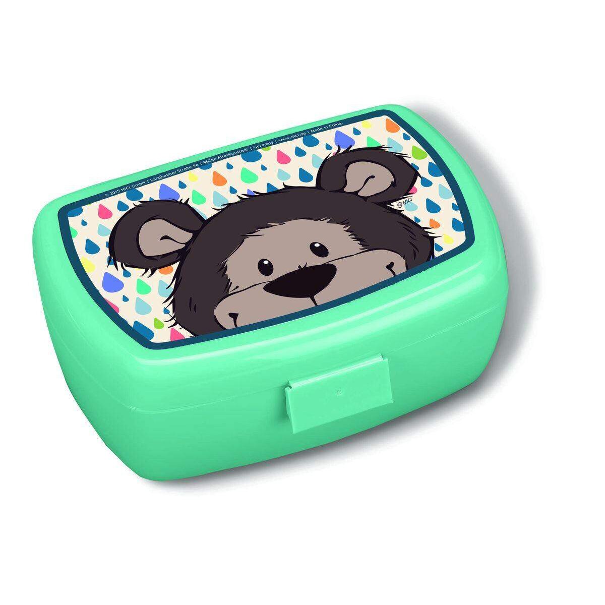 NICI Classic Bear Brotdose dunkelbraun