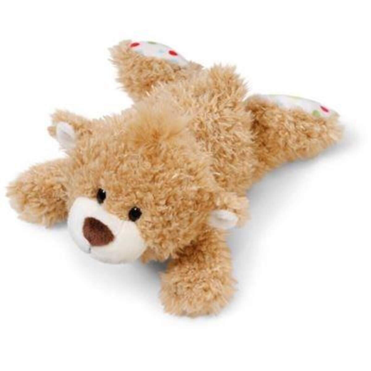 NICI Classic Bear Kuscheltier hellbraun liegend, 20 cm