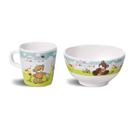 NICI Classic Bear Melamin Frühstücks-Set