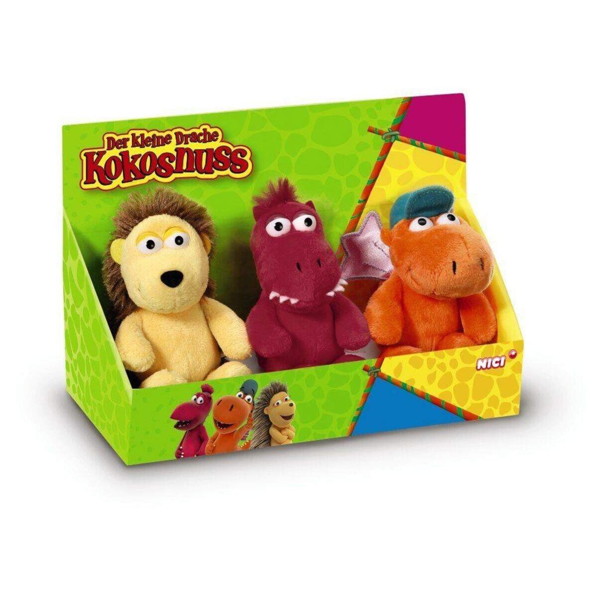 NICI Der kleine Drache Kokosnuss Set, 12cm