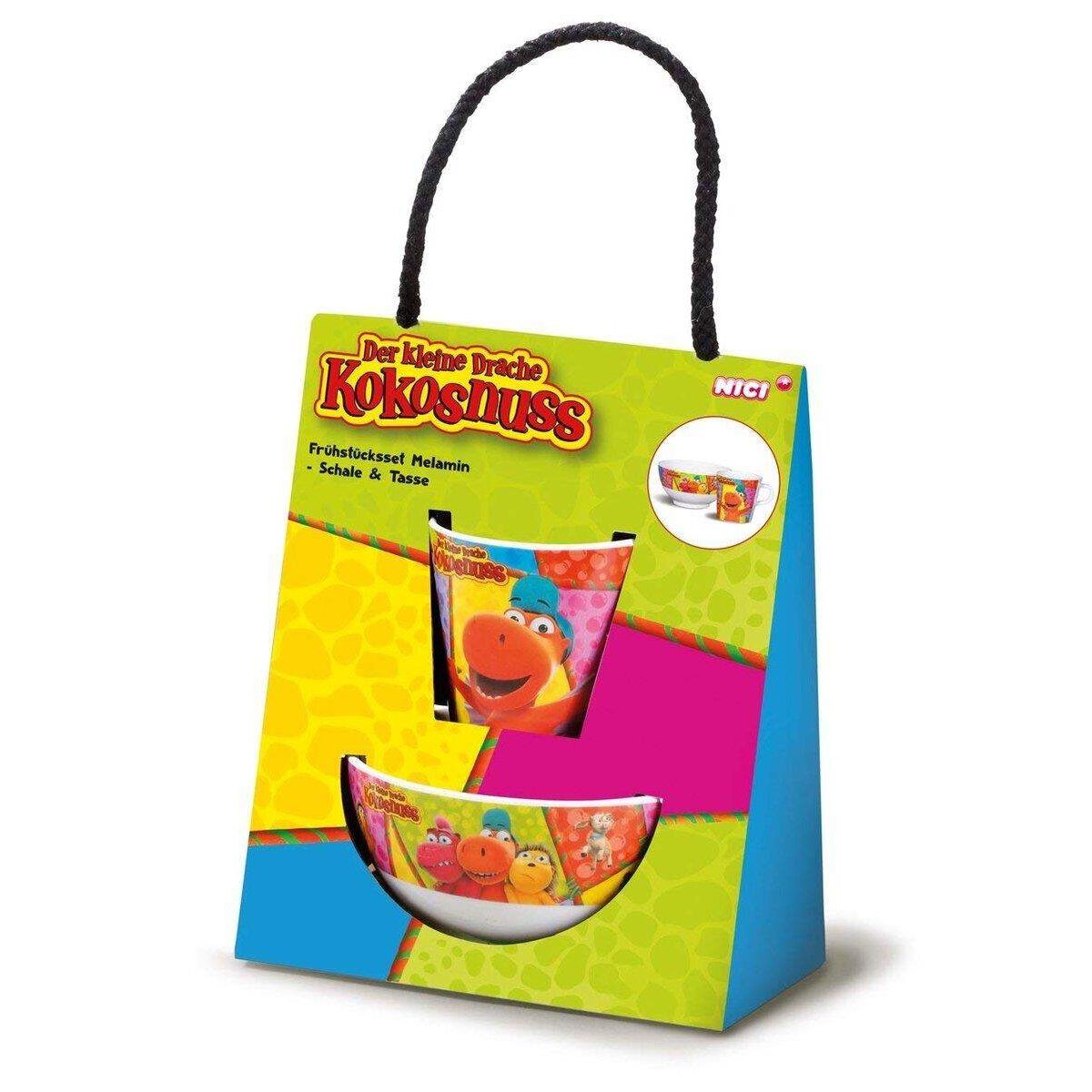 NICI Der kleine Drache Kokosnuss Frühstücksset