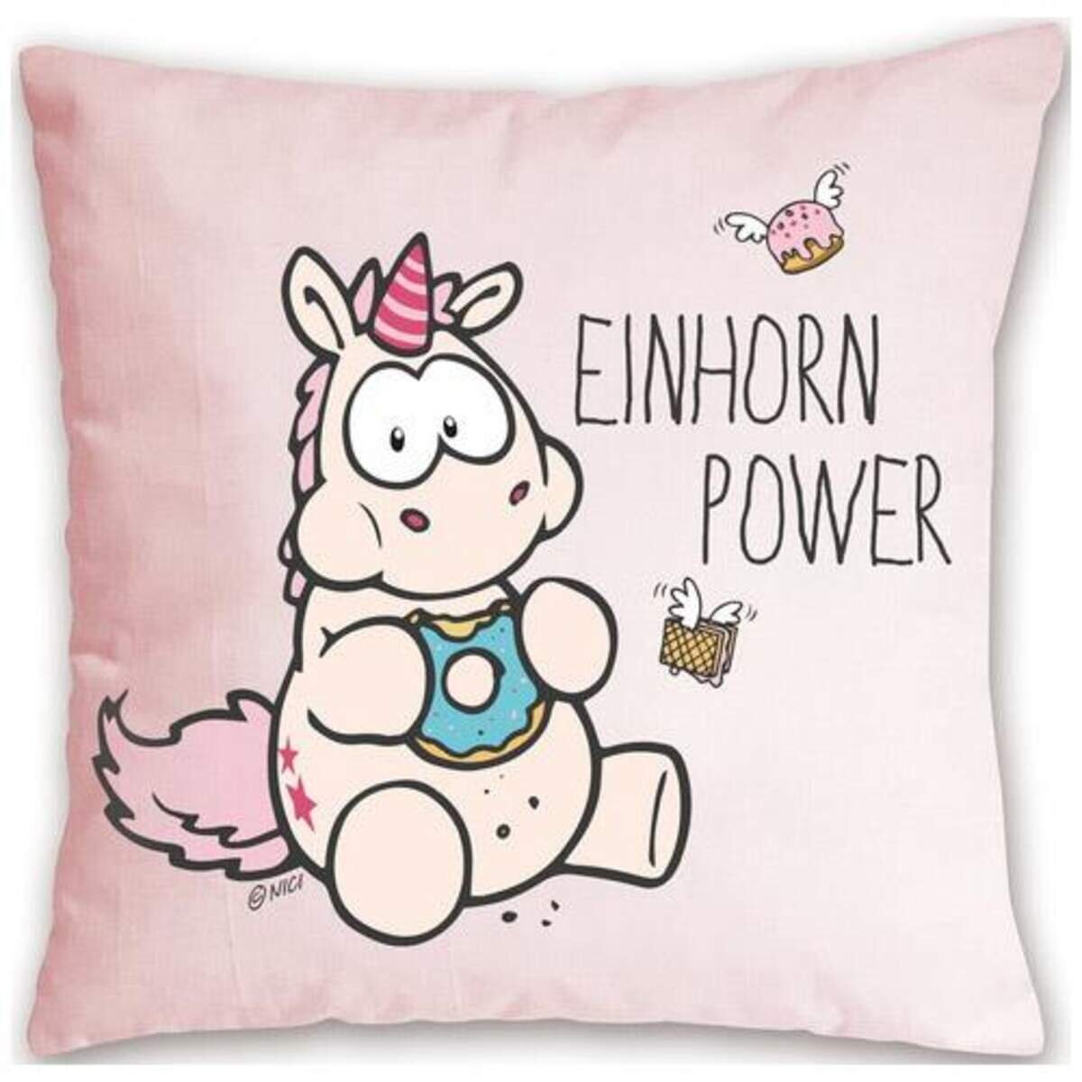 NICI Einhorn Power Kissen 37 x 37 cm