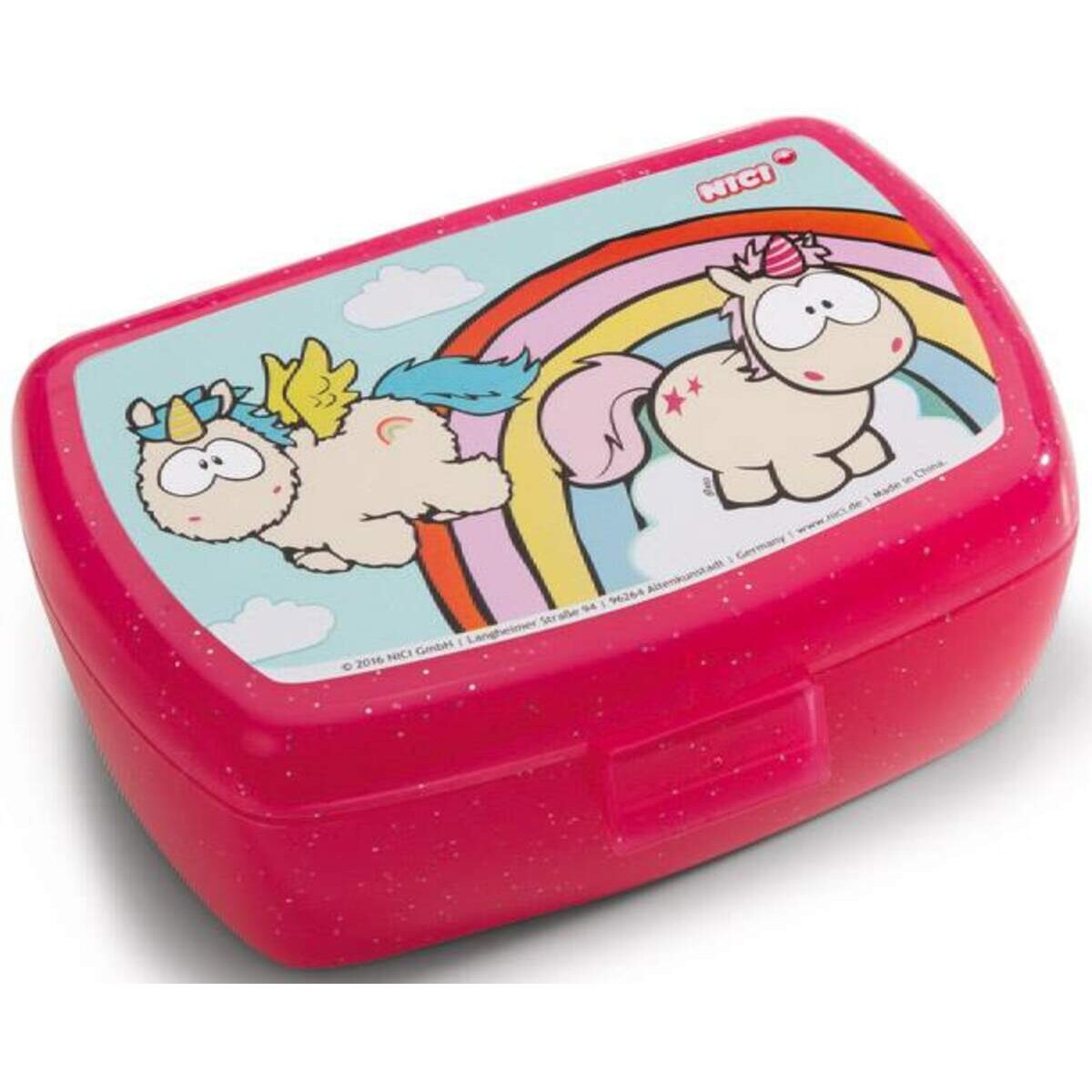 NICI Einhorn Theodor 17 x 12 x 6,8 cm Brotdose