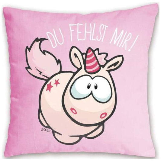 NICI Einhorn Theodor Du fehlst mir Kissen 37 x 37 cm