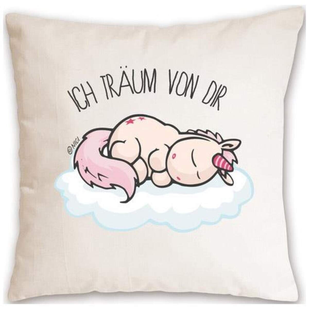 NICI Einhorn Theodor Ich träum von dir Kissen 37 x 37 cm