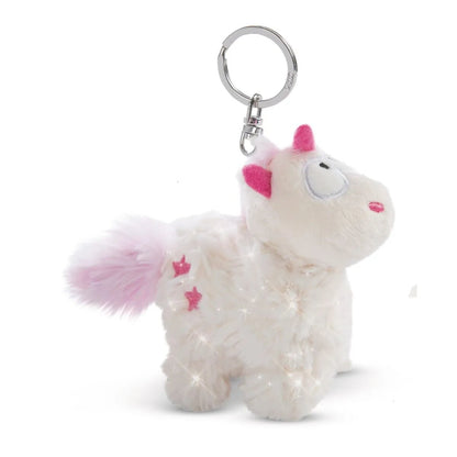 NICI Einhorn Theodor mit Schneeanzug 10cm Schlüsselanhänger