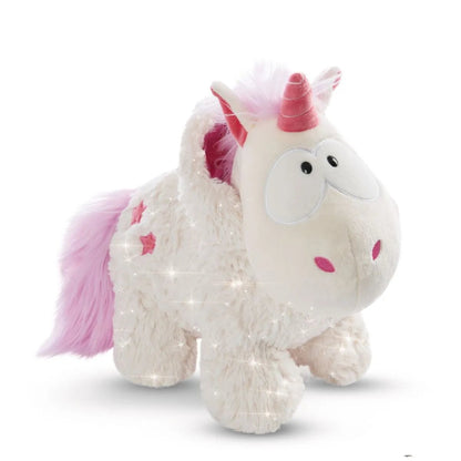 NICI Einhorn Theodor mit Schneeanzug 13cm GREEN