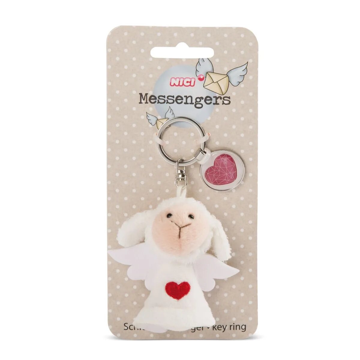 NICI Engel mit Herz 7cm Bb SA mit Anhänger "Herz Symbol"