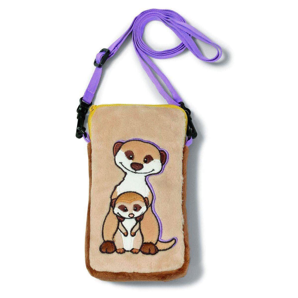 NICI Erdmännchen mit Kind Handytasche