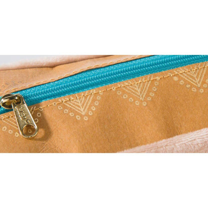 NICI Erdmännchen Stiftemäppchen mit veganem Leder, 19 x 8 cm