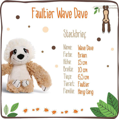 NICI Faultier Wave Dave 15 cm Schlenker