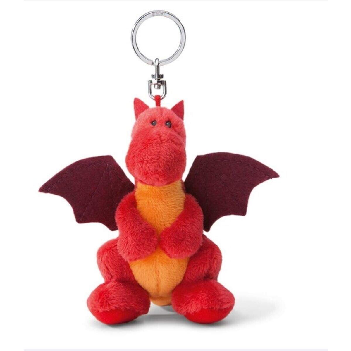 NICI Feuerdrache Schlüsselanhänger rot, 10 cm
