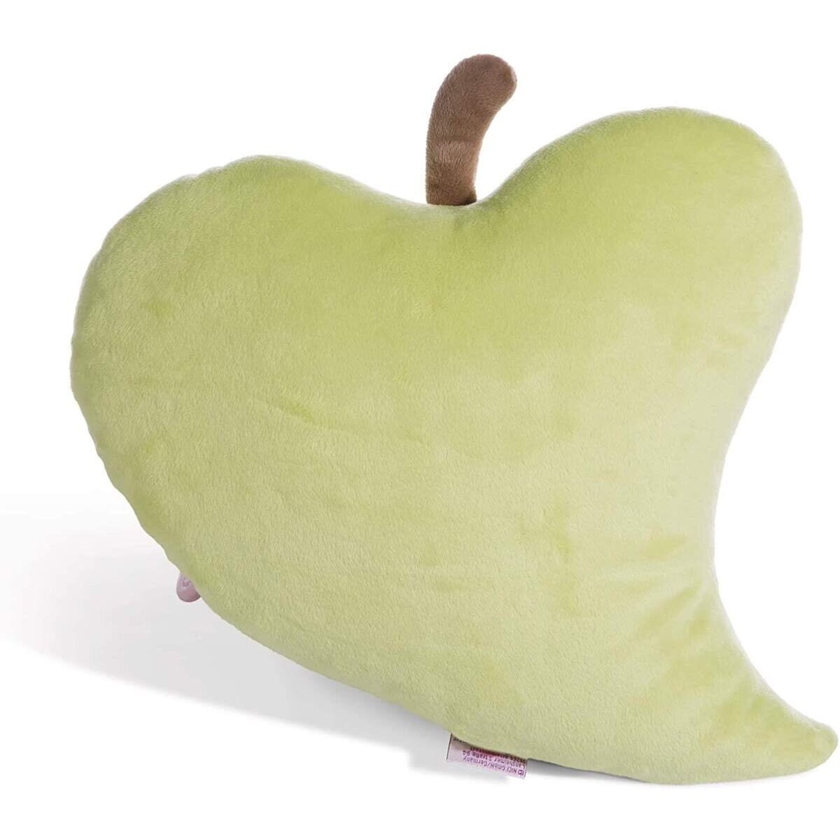 NICI Figürliches Kissen Blatt mit 3D Schmetterling aus Plüsch, grün