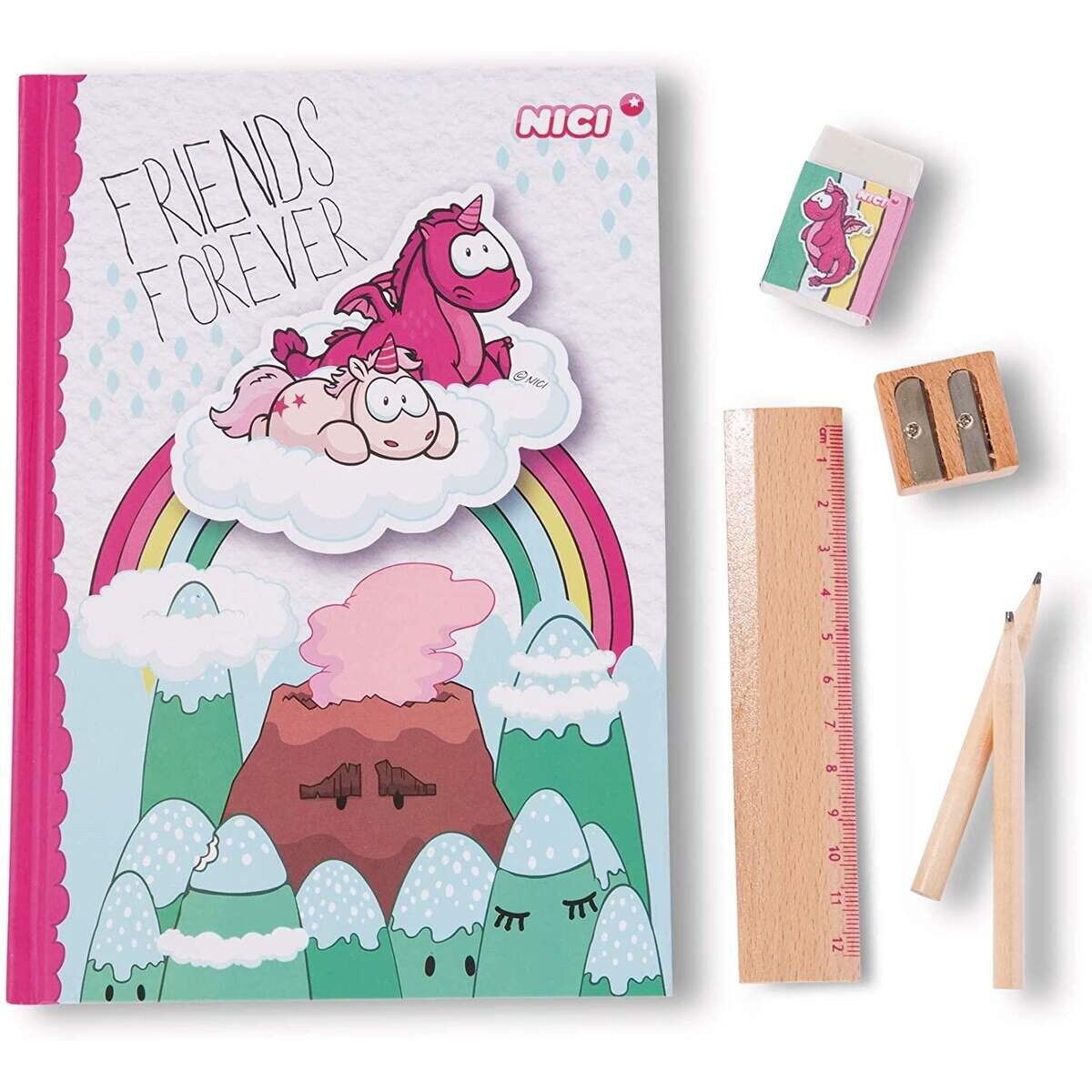 NICI Friends Forever - Ruby de las Rosa Schreibwarenset
