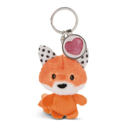 NICI Fuchs 7cm Bb SA mit Anhänger "Herz Symbol"