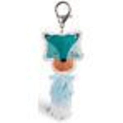 NICI Fuchs blau Taschenanhänger aus Kunstleder, 12 cm