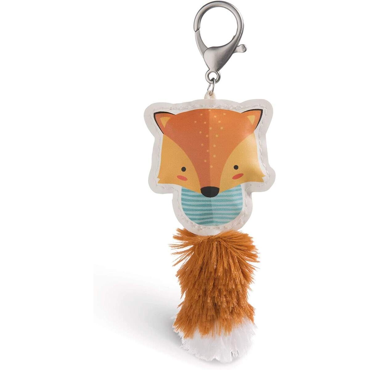 NICI Fuchs braun Taschenanhänger aus Kunstleder, 12 cm