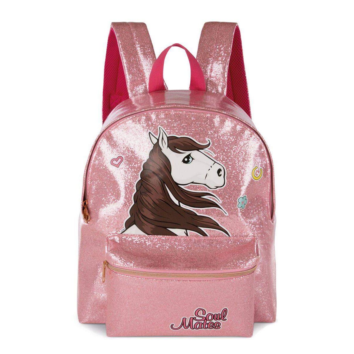 NICI Glitzer-Rucksack Pferd Ayeta, 32 x 38 x 20 cm