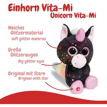 NICI Glubschis Kuscheltier Einhorn Vita-Mi 15cm
