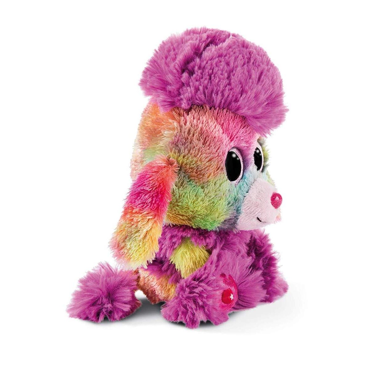 NICI Glubschis Kuscheltier Pudel Party, 15 cm