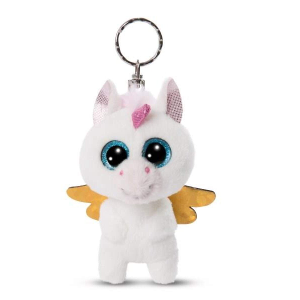 NICI GLUBSCHIS Schlüsselanhänger SCHUTZENGEL EINHORN Glowy Kaddi