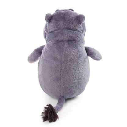 NICI GREEN Schlenker Kuscheltier Nilpferd DJ Nilbert Wild Friends, 20 cm