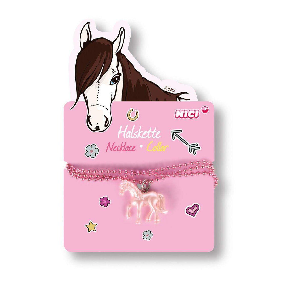 NICI Halskette mit Pferdeanhänger, 60 cm