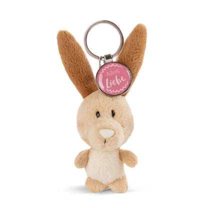 NICI Hase 7cm Bb SA mit Anhänger "Alles Liebe"