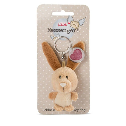 NICI Hase 7cm Bb SA mit Anhänger "Herz Symbol"