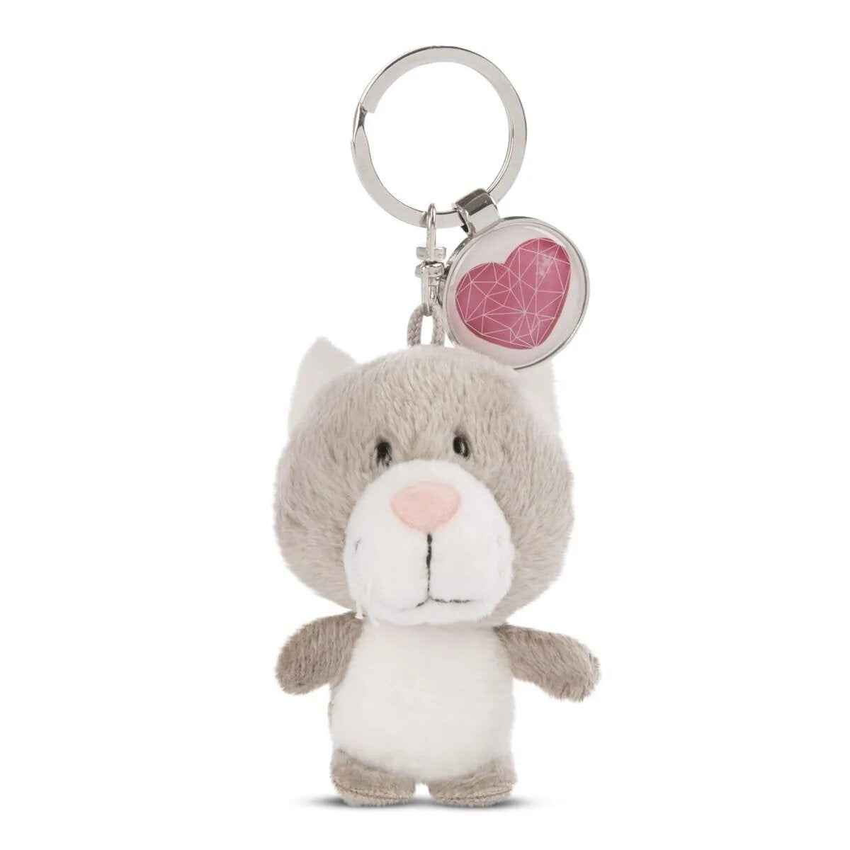 NICI Katze 7cm Bb SA mit Anhänger "Herz Symbol"