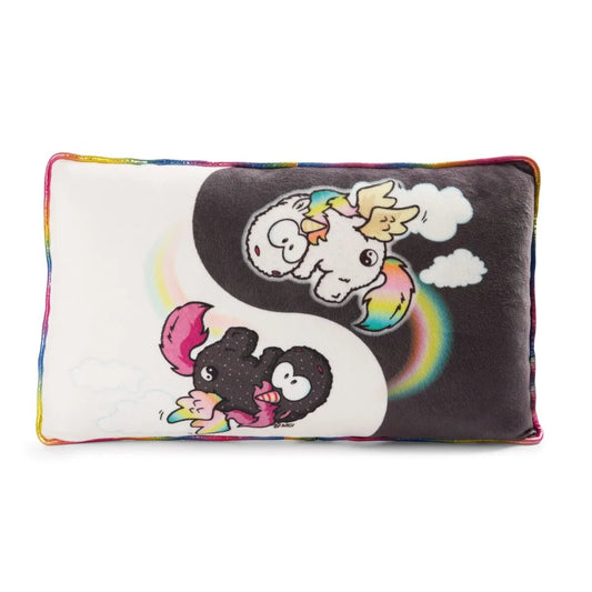 NICI Kissen Rainbow Yin & Rainbow Yang rechteckig 43x25