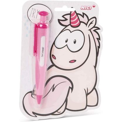 NICI Kugelschreiber Einhorn mit Wechselsprüchen, 1 Stück, 2-fach sortiert